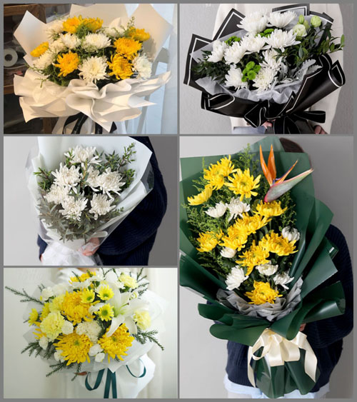四川遂宁船山区桂花镇白事花束代送